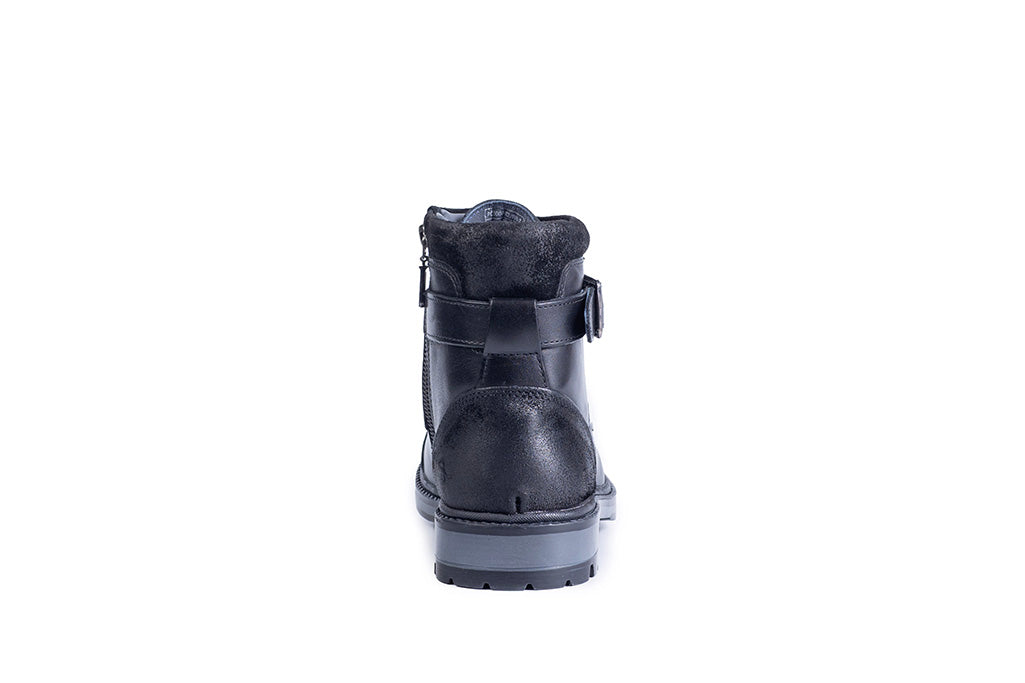 Alpine: Black Cap Toe Boot