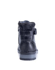 Alpine: Black Cap Toe Boot