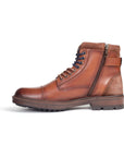 Alpine:Cognac Cap Toe Boot