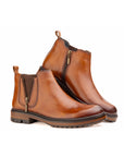 Modern Cognac Chelsea Boot