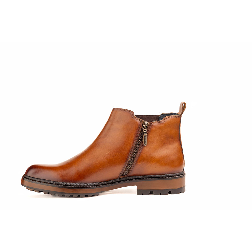 Modern Cognac Chelsea Boot