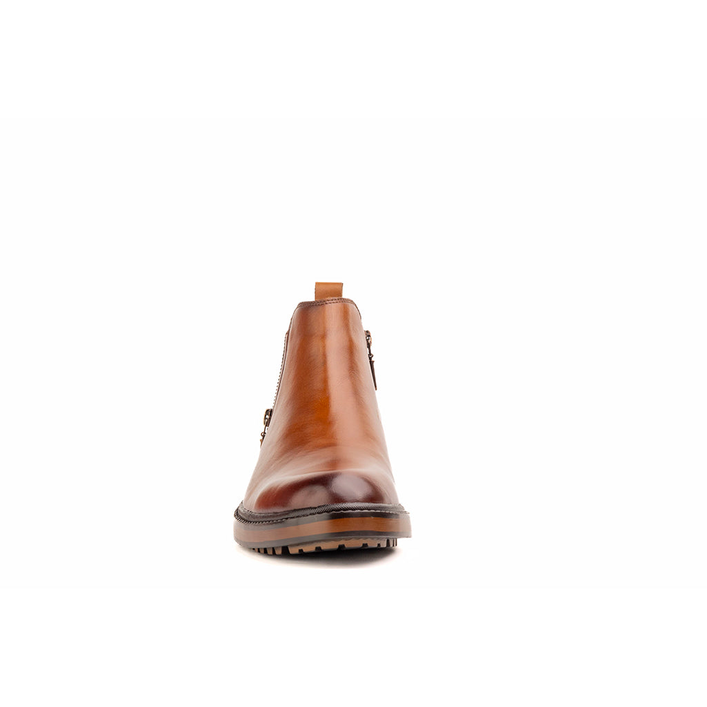 Modern Cognac Chelsea Boot