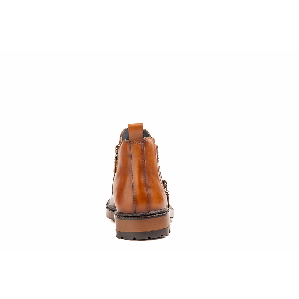 Modern Cognac Chelsea Boot