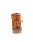 Andes: Camel Suede Laceup Boots