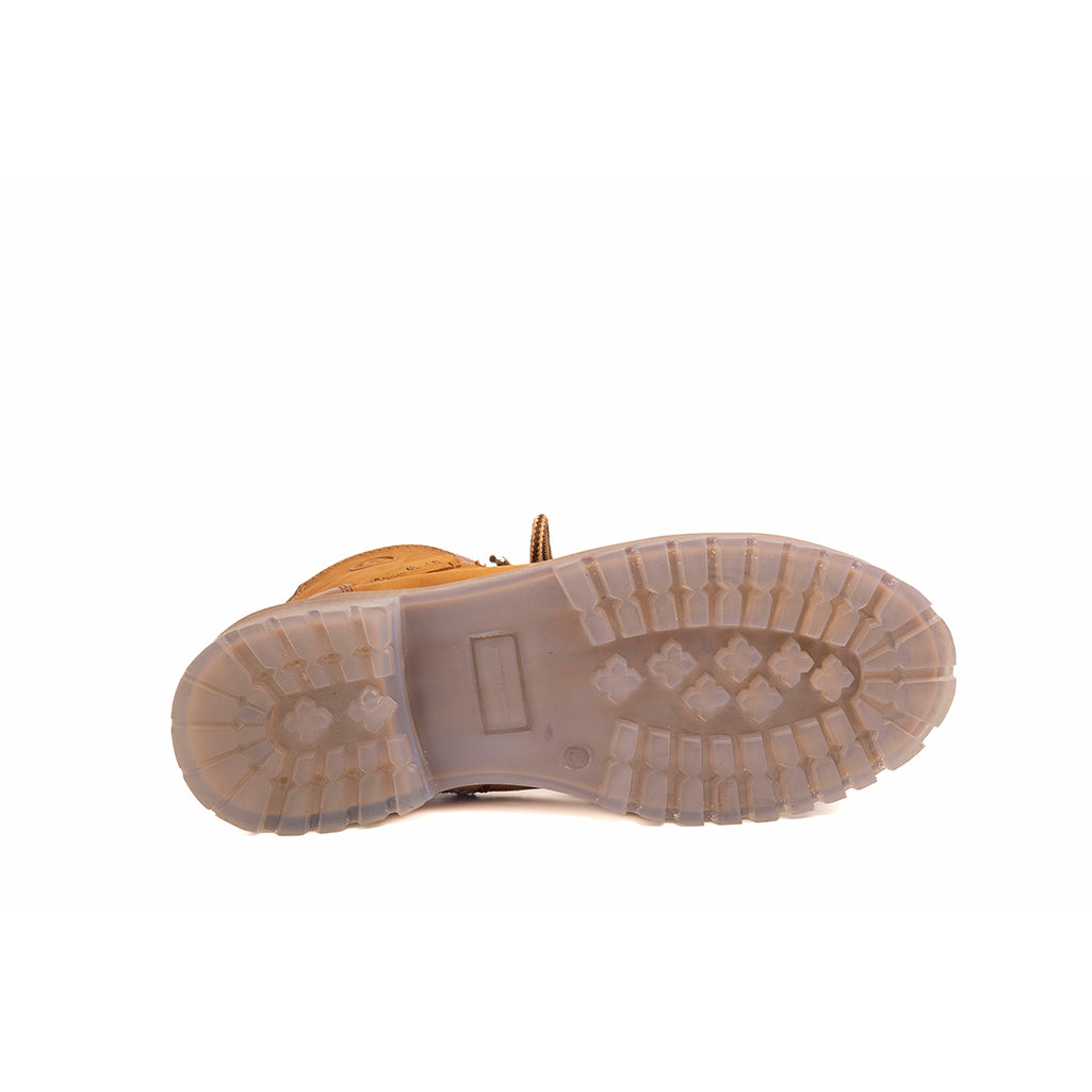 Andes: Camel Suede Laceup Boots