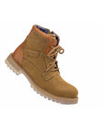 Andes: Olive Suede laceup boots