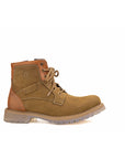 Andes: Olive Suede laceup boots