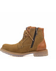 Andes: Olive Suede laceup boots