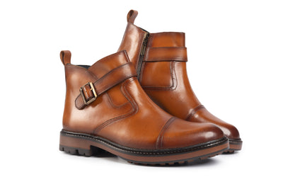 Eiger: Cognac Buckle Boot