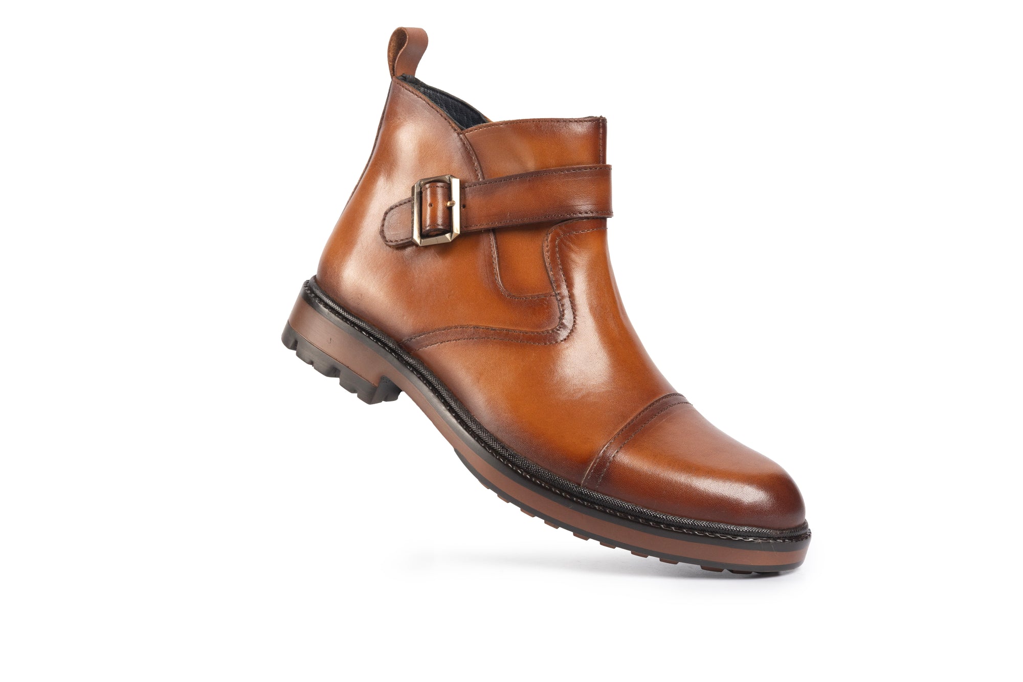 Eiger: Cognac Buckle Boot