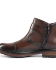 Eiger: Mid Brown Buckle Boot