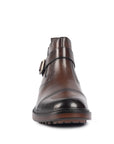 Eiger: Mid Brown Buckle Boot