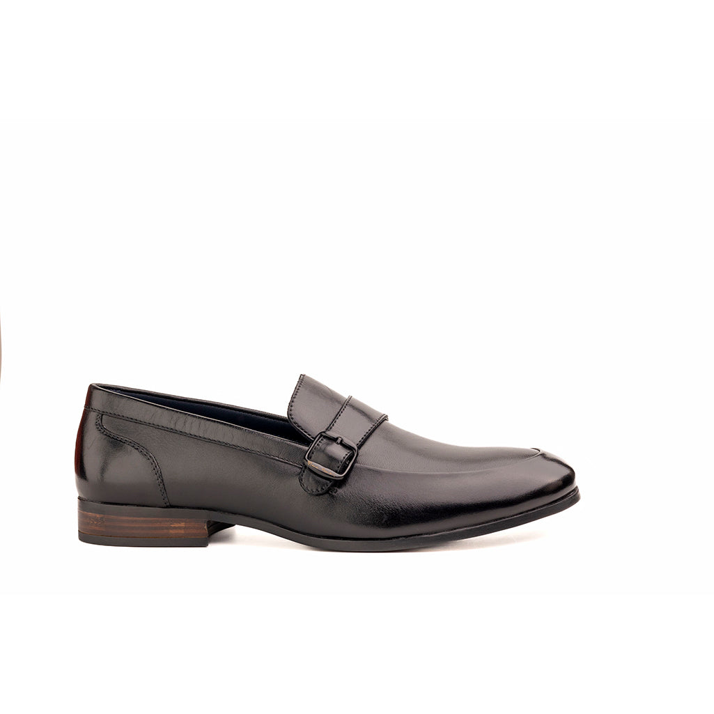 Single strap Black loafer