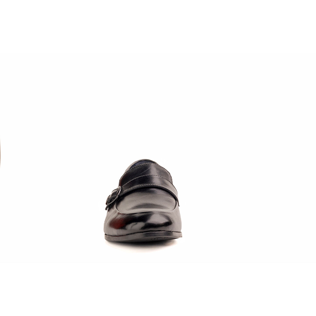 Single strap Black loafer