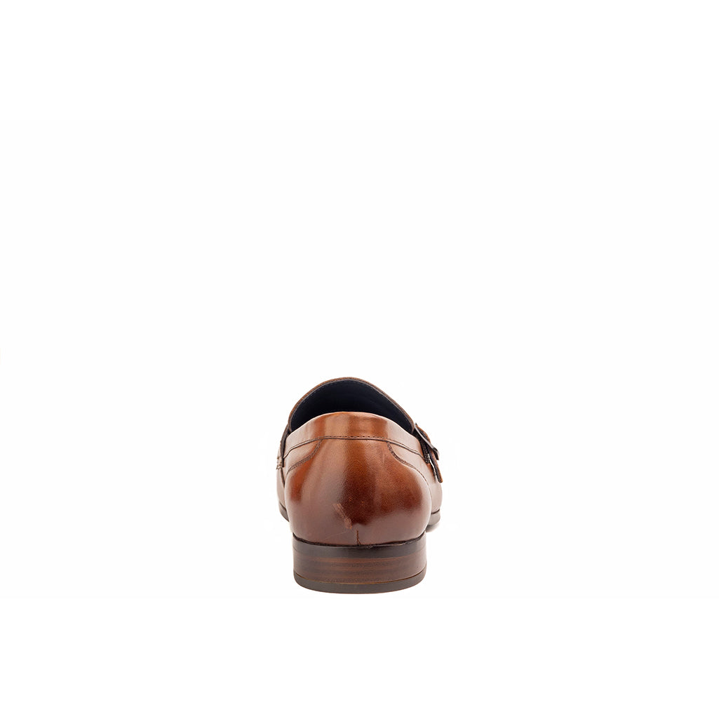 Single strap Cognac loafer