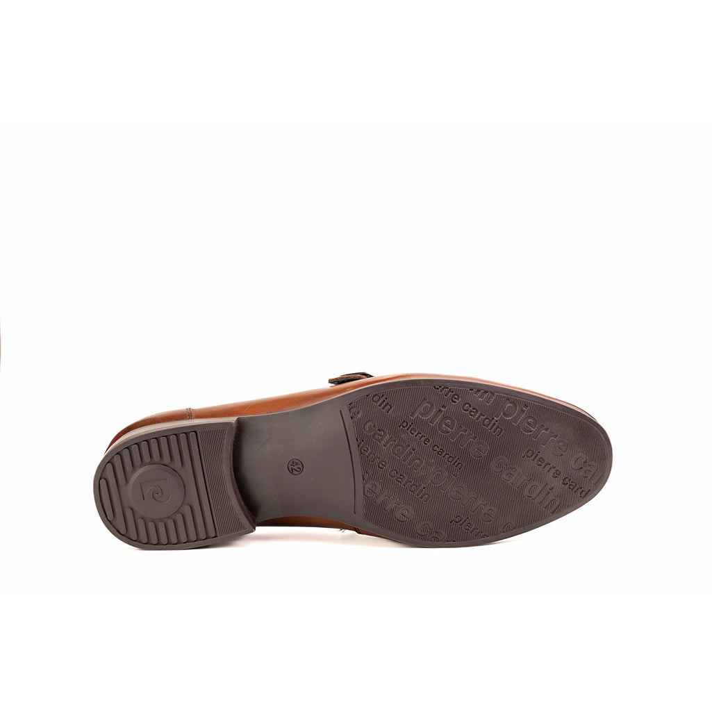 Single strap Cognac loafer