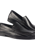 Soho Black Woven Loafer