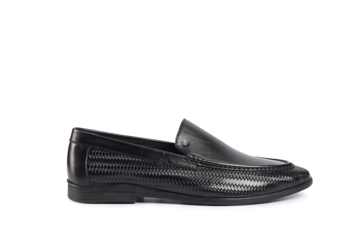 Soho Black Woven Loafer