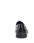Soho Black Woven Loafer