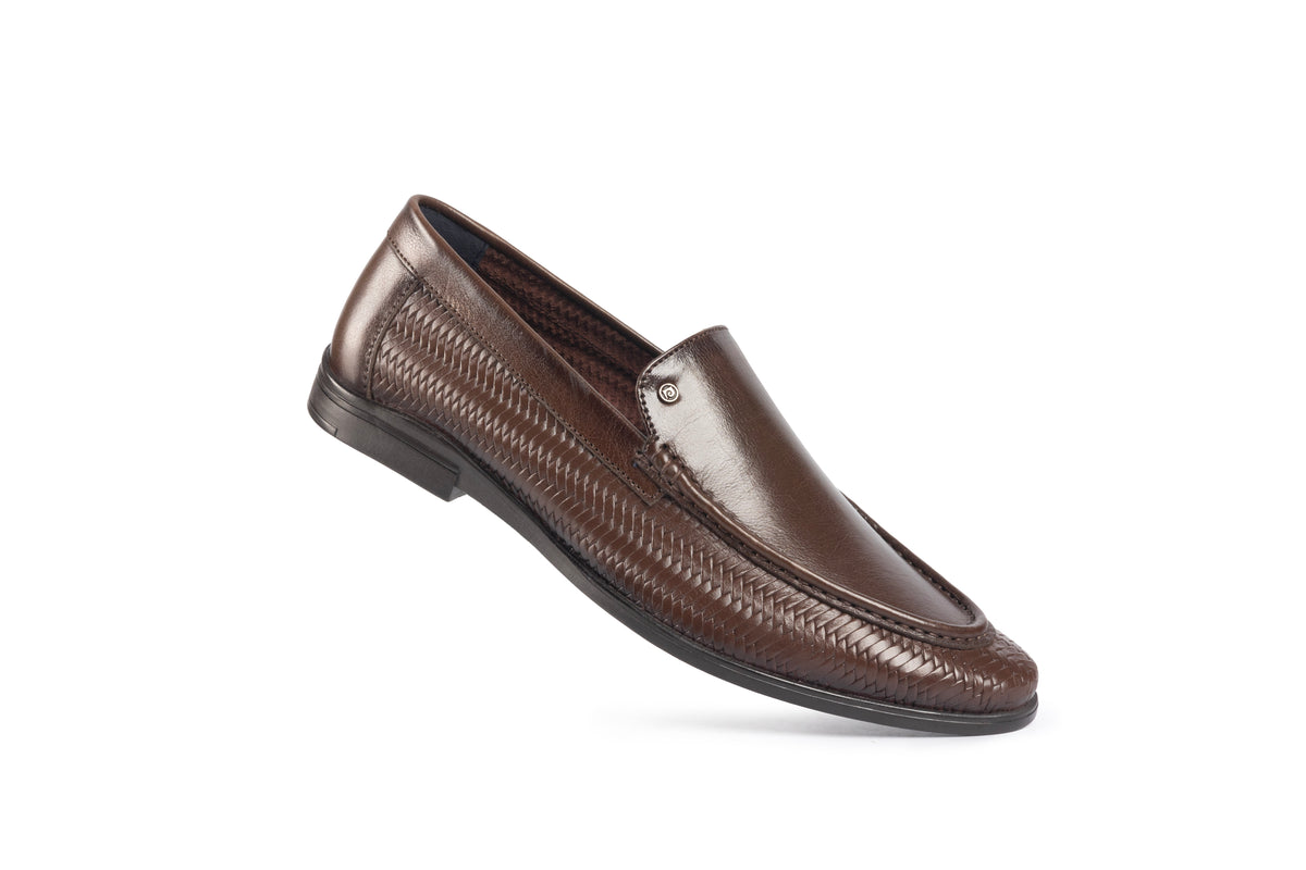 Soho Brown Woven Loafer