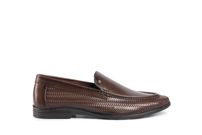 Soho Brown Woven Loafer