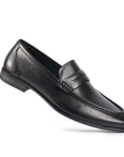 Genova Black Penny Loafer