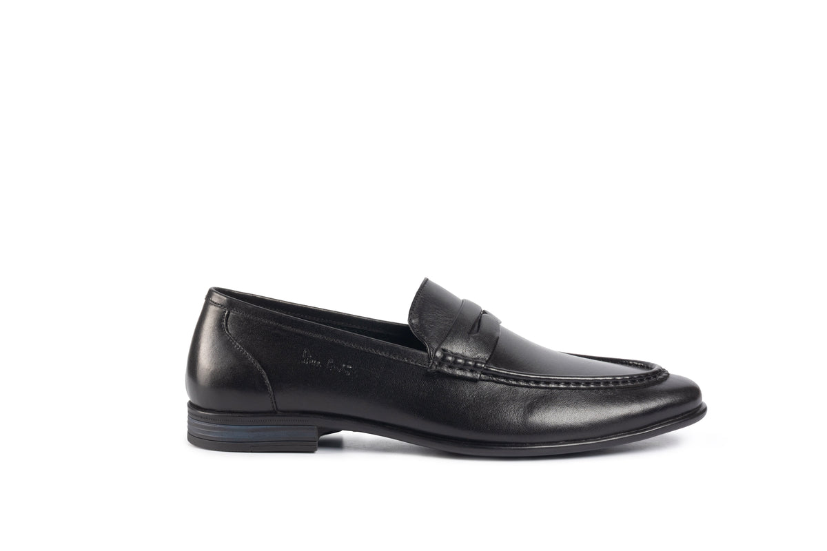 Genova Black Penny Loafer