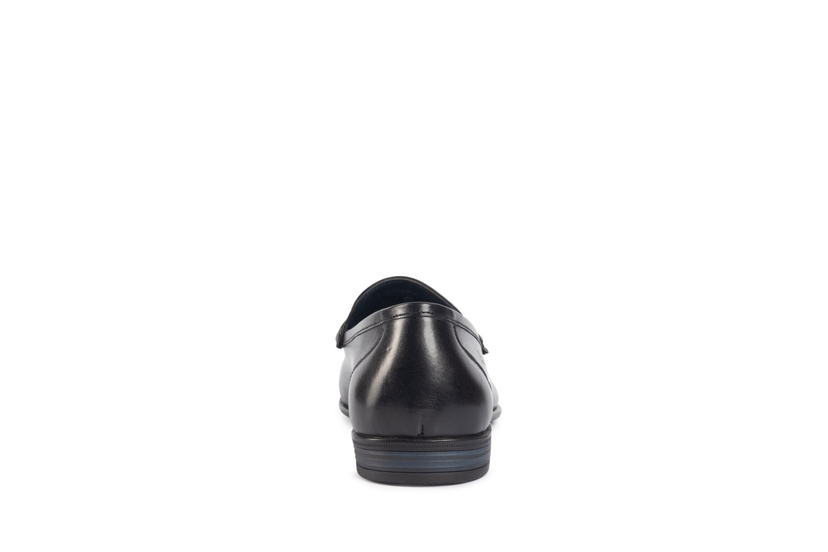 Genova Black Penny Loafer