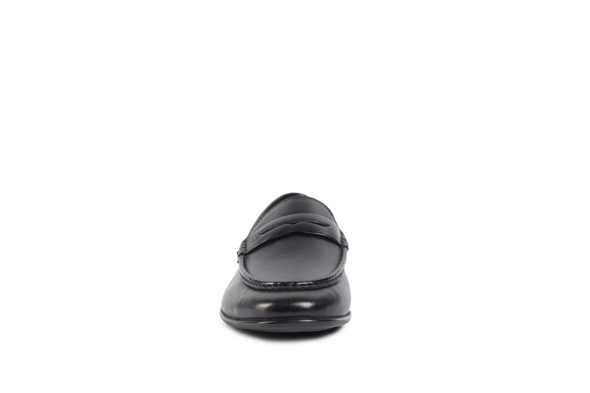 Genova Black Penny Loafer