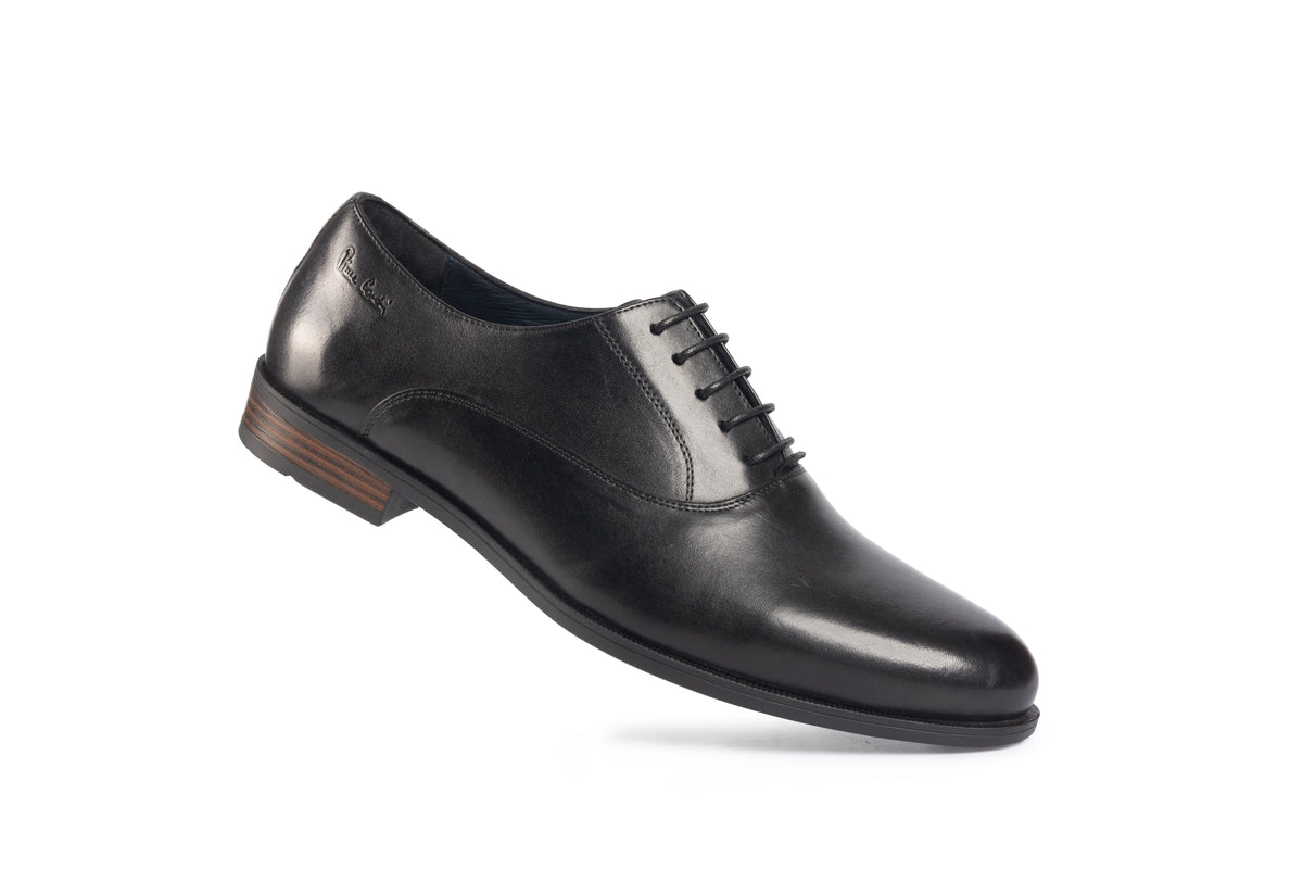 Trieste Black Plain-toe Oxford
