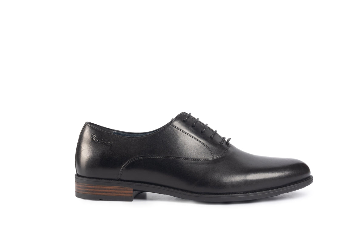Trieste Black Plain-toe Oxford