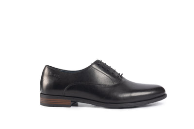 Trieste Black Plain-toe Oxford