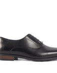 Trieste Black Plain-toe Oxford