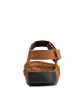 Riviera: Camel Nubuck Sandal
