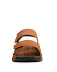 Riviera: Camel Nubuck Sandal