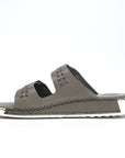 Soul Cloud: Grey Woven Dual-strap Sandal
