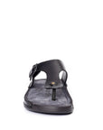 Riviera: Black Polished Thong