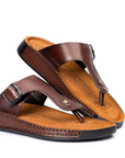 Riviera: Mid-brown Polished Thong