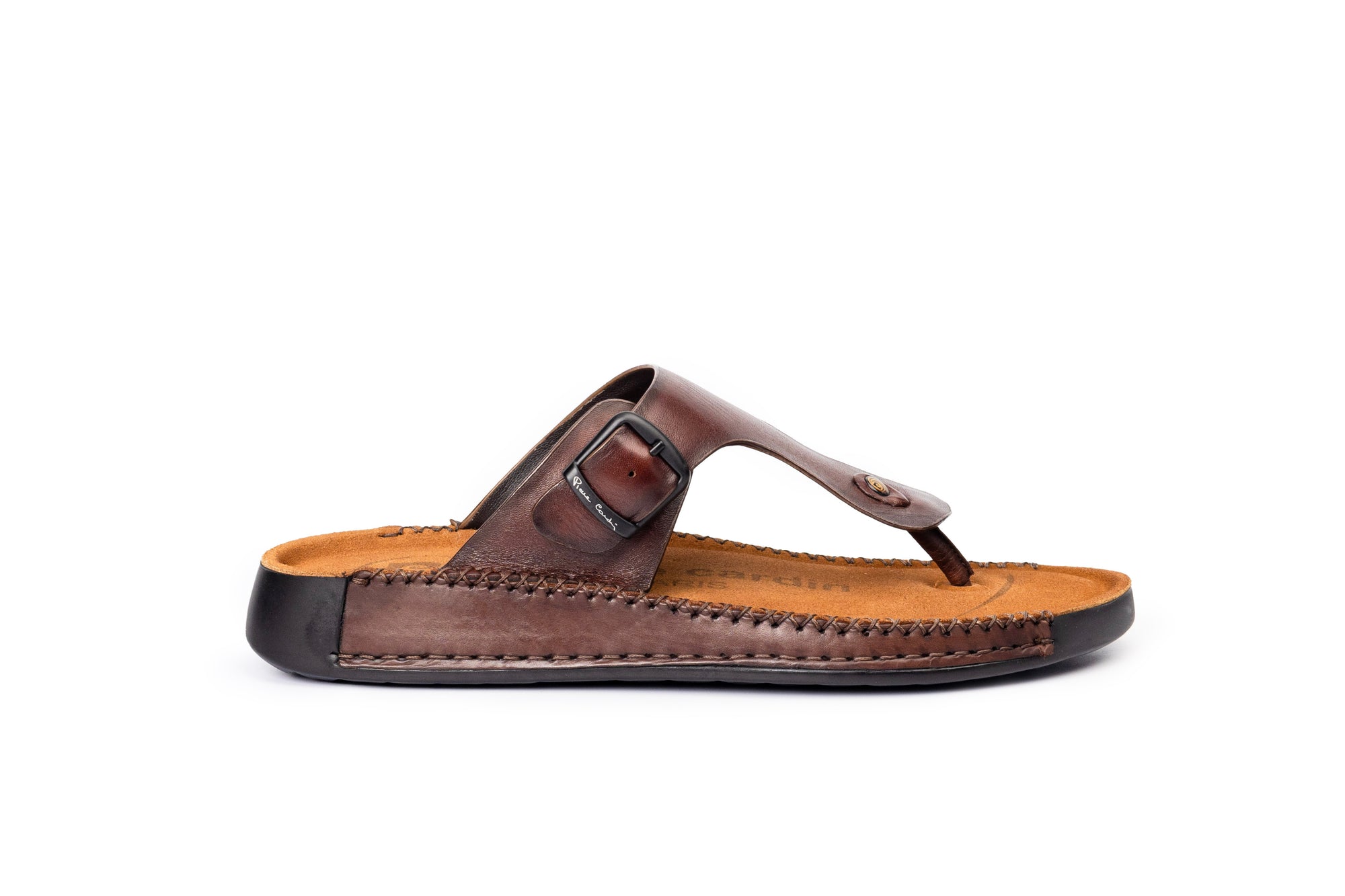 Riviera: Mid-brown Polished Thong