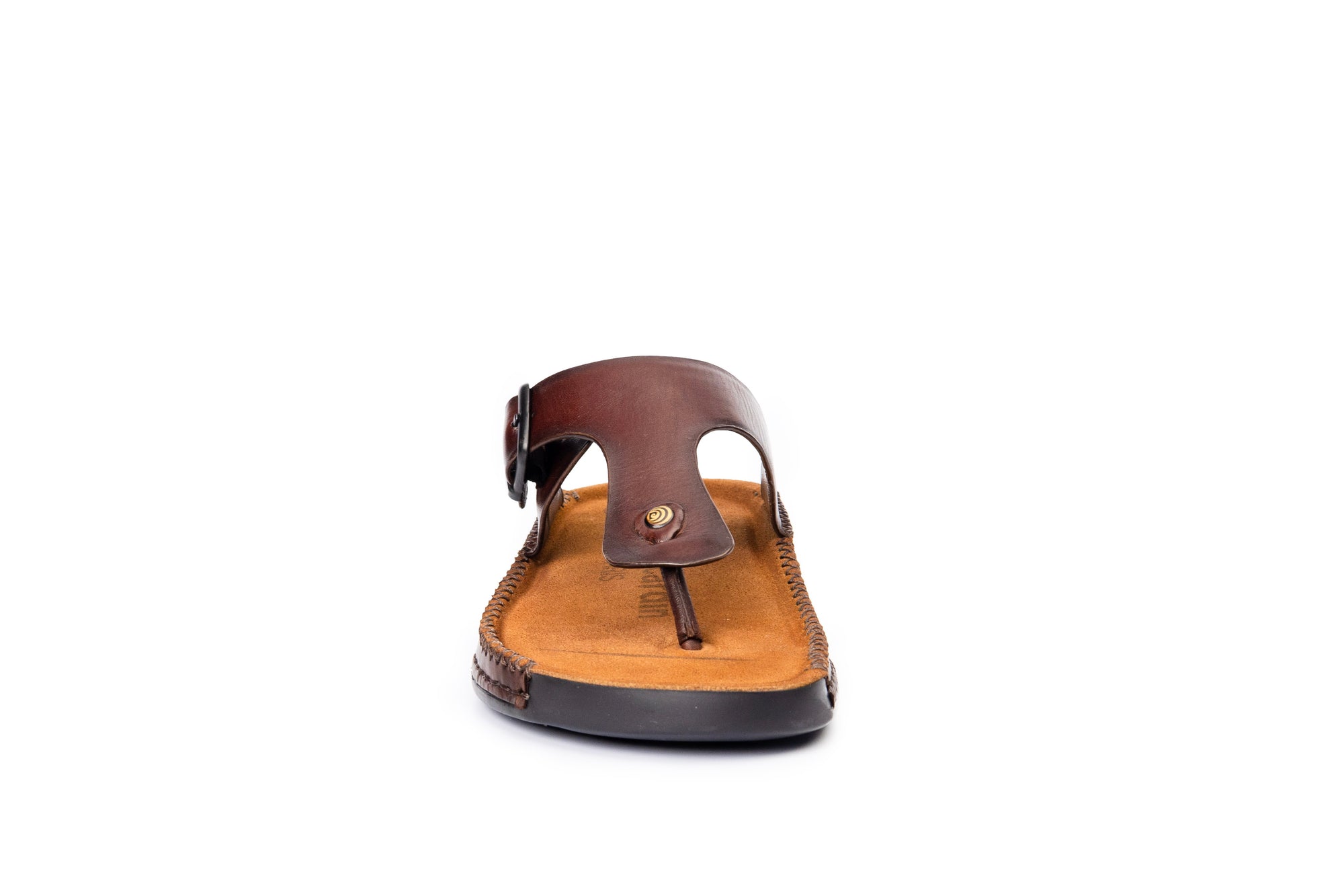 Riviera: Mid-brown Polished Thong