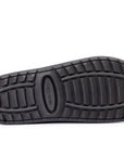 Riviera: Black Polished Strapless Sandal