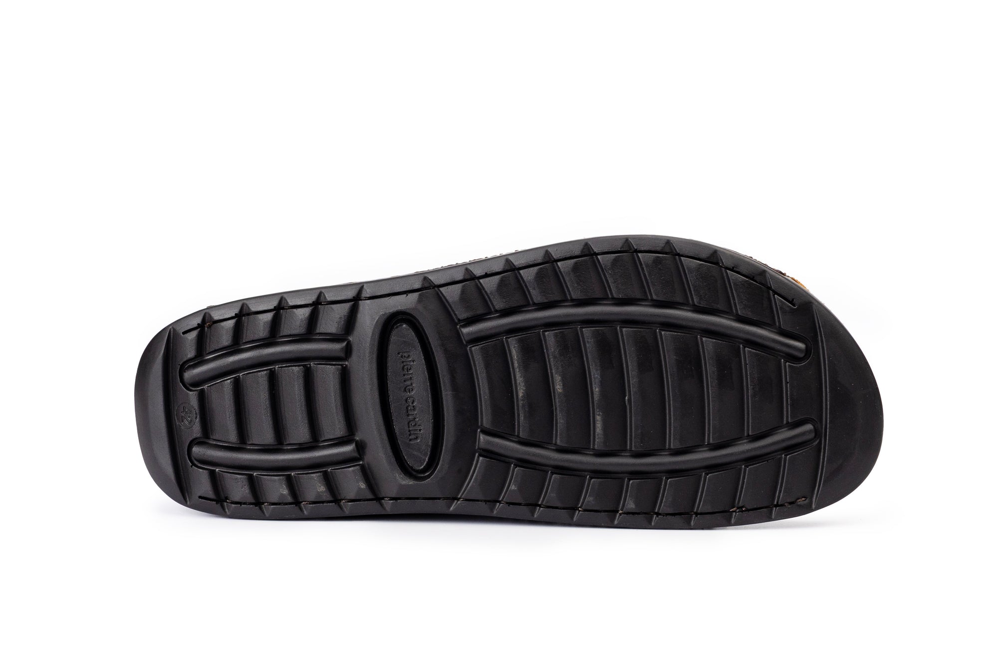 Riviera: Mid-brown Polished Strapless Sandal