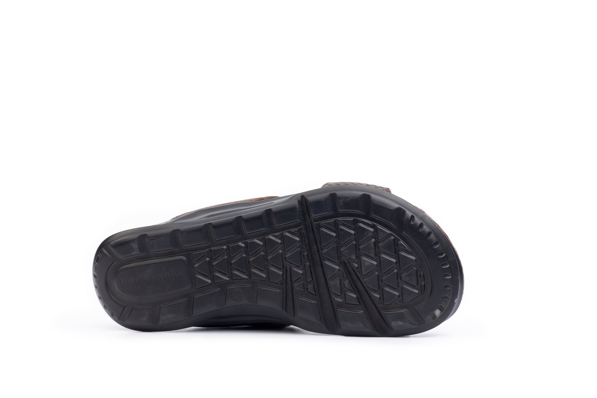 Embrace: Tan Stonewashed Elastic Slides