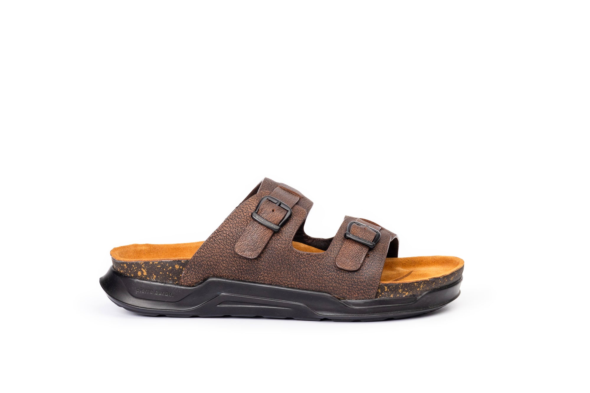 Embrace: Brown Stonewashed Adjustable Slides