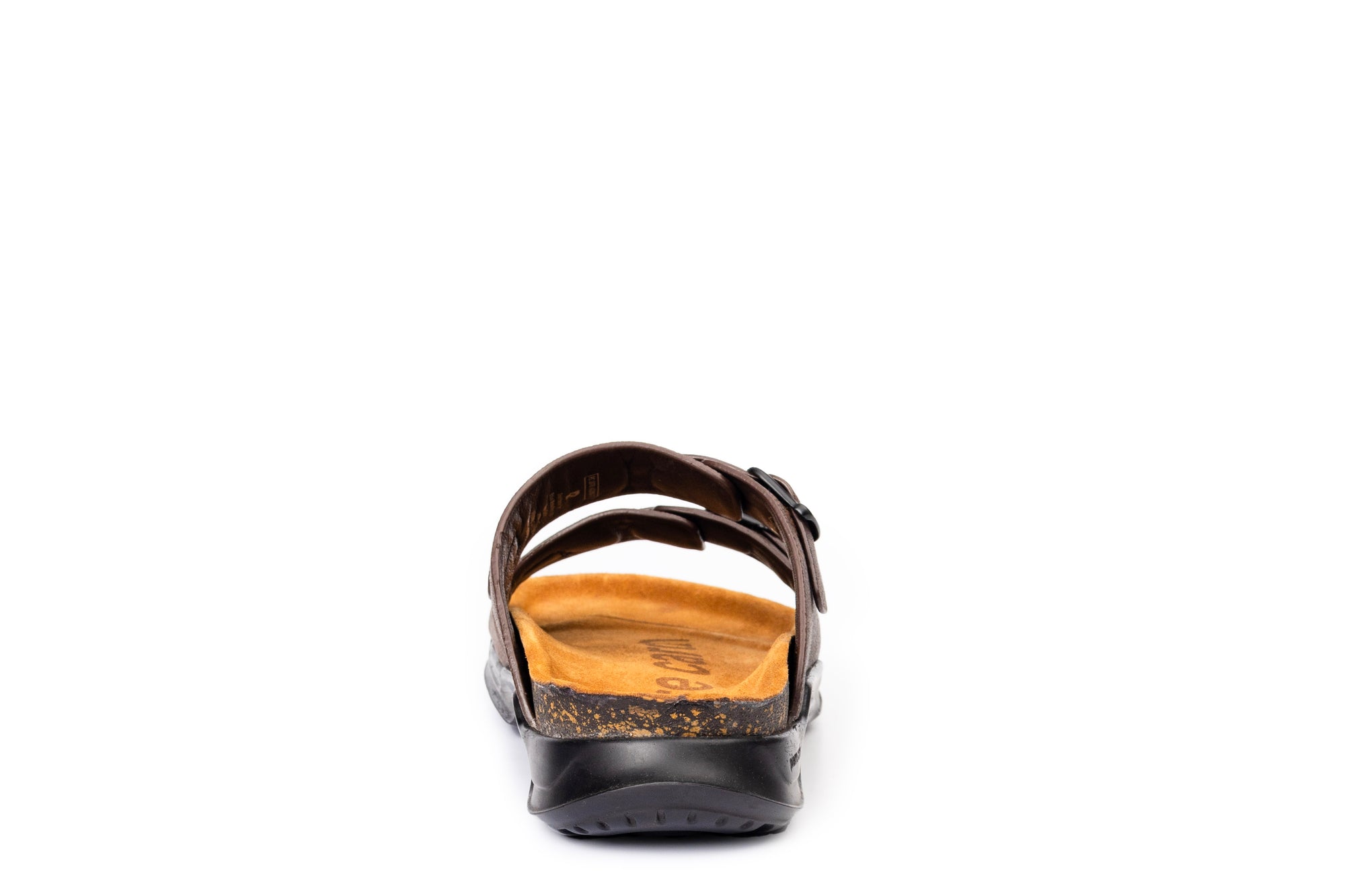 Embrace: Brown Stonewashed Adjustable Slides