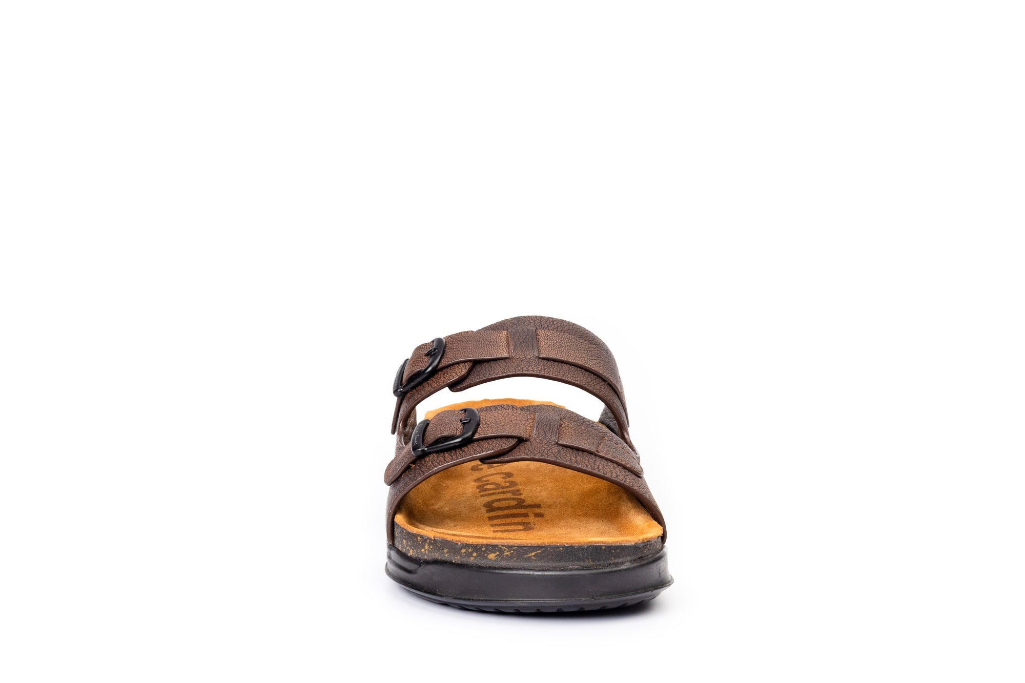 Embrace: Brown Stonewashed Adjustable Slides