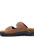 Embrace: Tan Stonewashed Adjustable Slides
