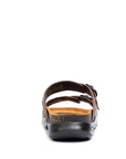 Embrace: Tan Stonewashed Adjustable Slides
