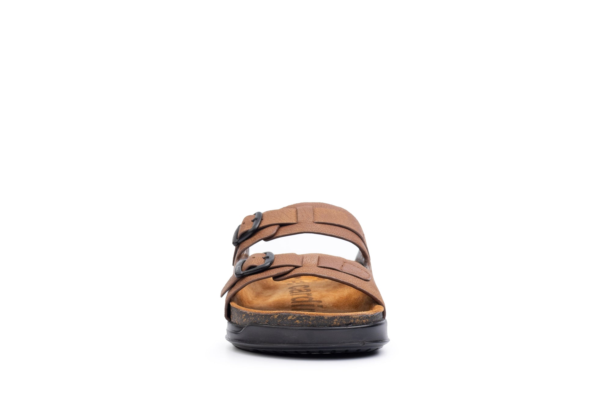 Embrace: Tan Stonewashed Adjustable Slides