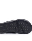 Embrace: Black Dual-buckle Sandal